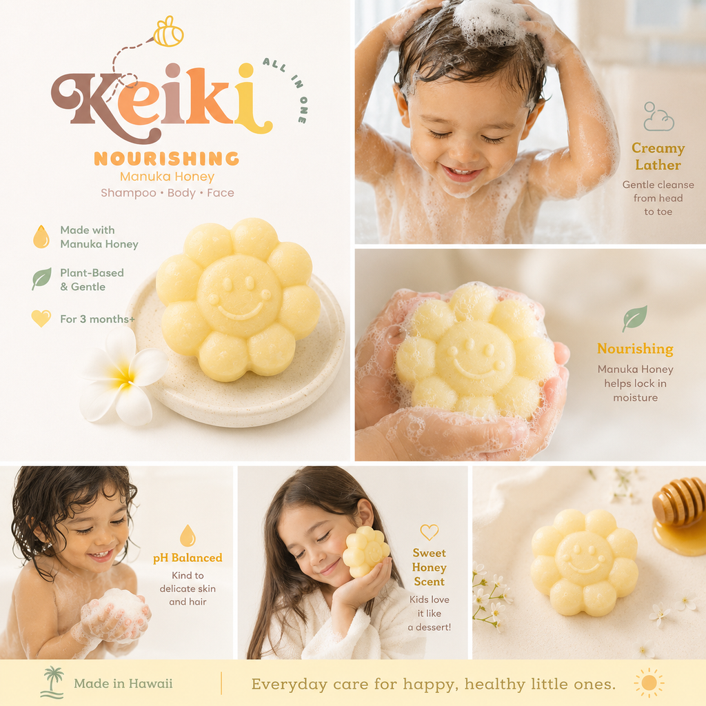 Keiki Honey All-in-One Bar [Hair/Body/Face]