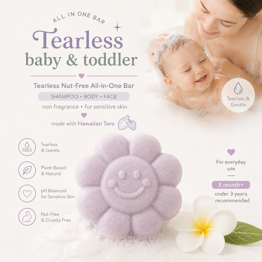 Tearless Baby & Toddler  All-in-One Bar [Hair/Body/Face]