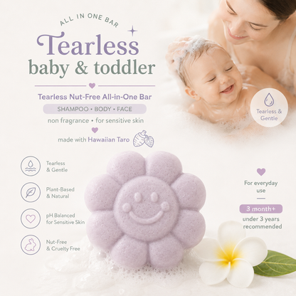 Tearless Baby & Toddler  All-in-One Bar [Hair/Body/Face]
