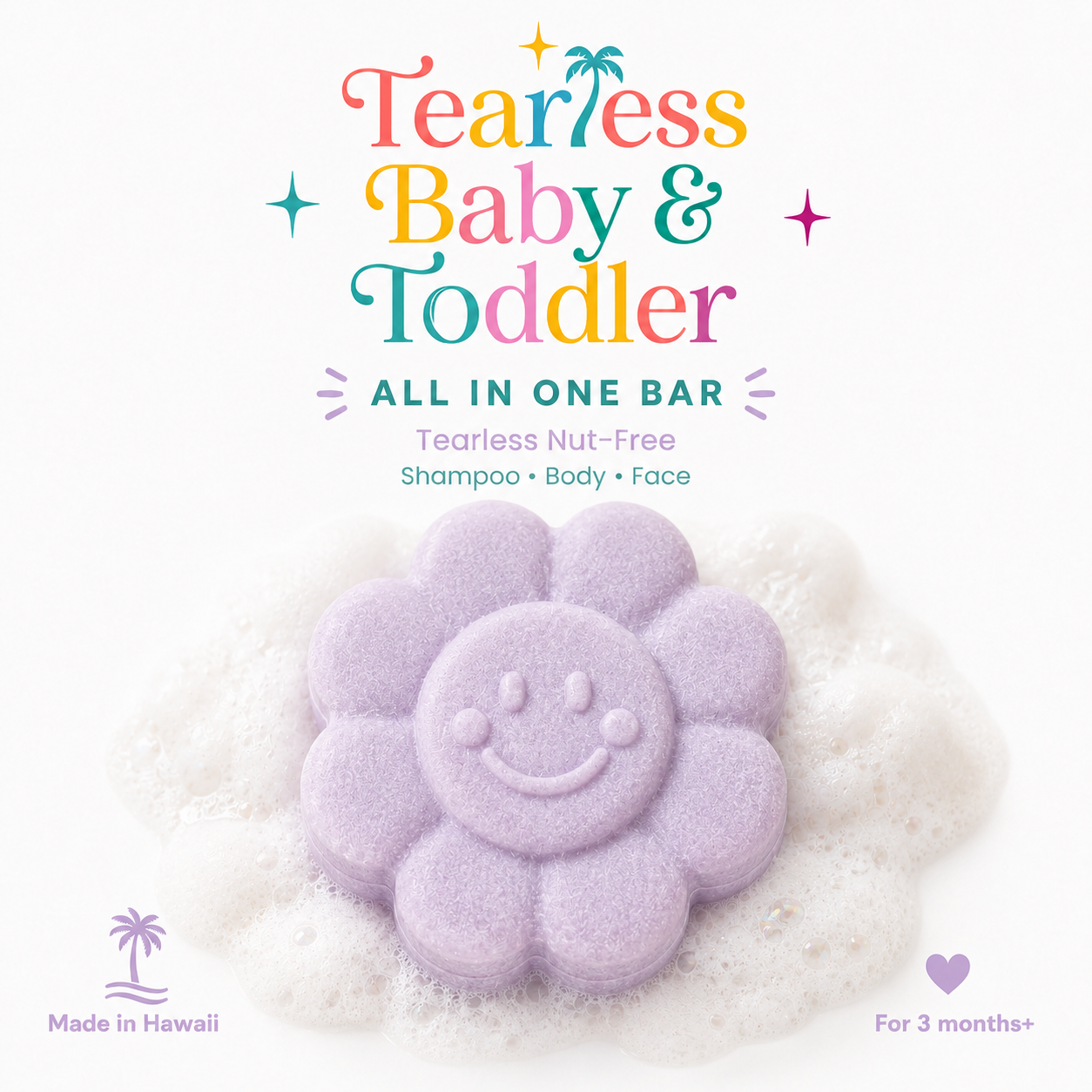 Tearless Baby & Toddler  All-in-One Bar [Hair/Body/Face]
