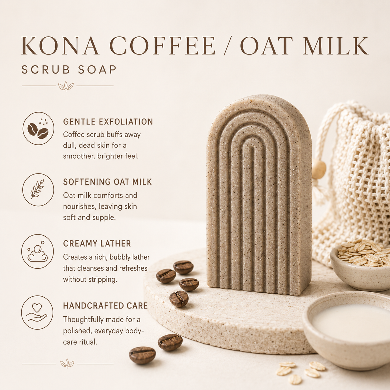 Vegan Hawaiian Scrub Bar Soap