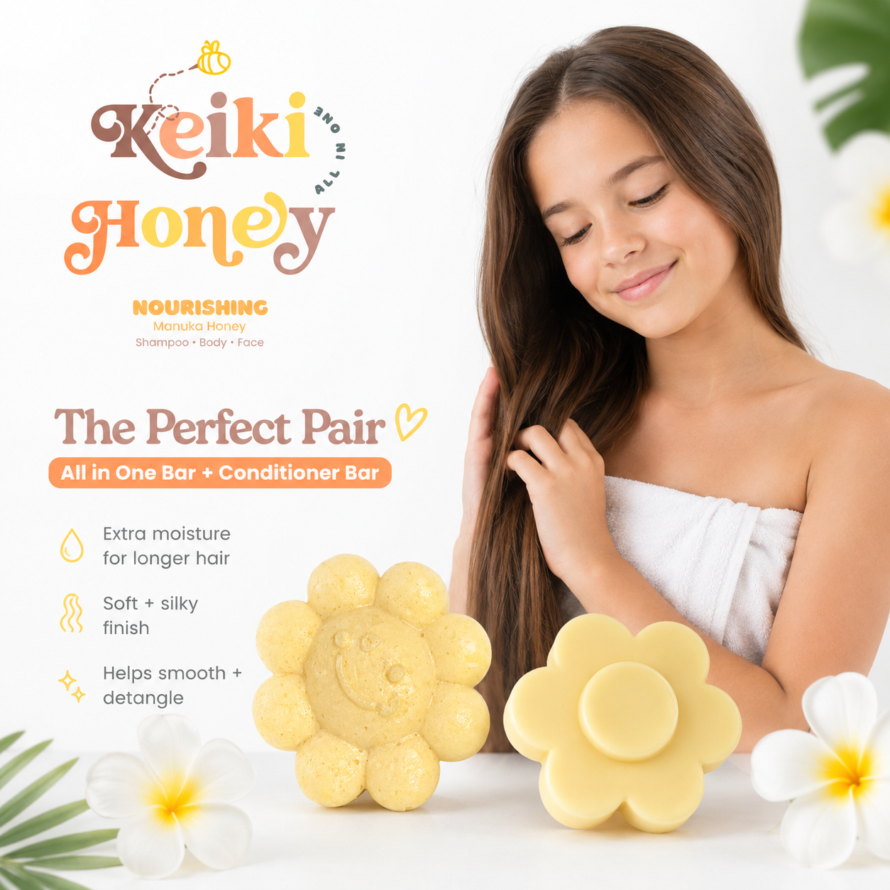 Keiki Honey All-in-One Bar [Hair/Body/Face]