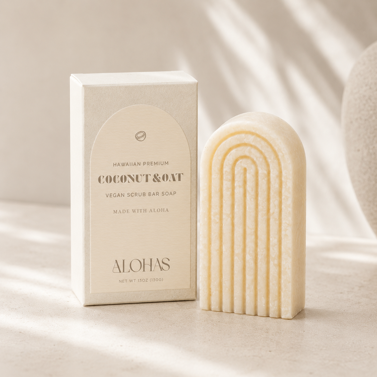 Vegan Hawaiian Scrub Bar Soap