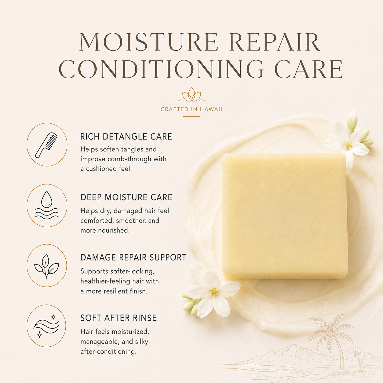 Island Conditioner Bar [MANA] Moisture & Repair