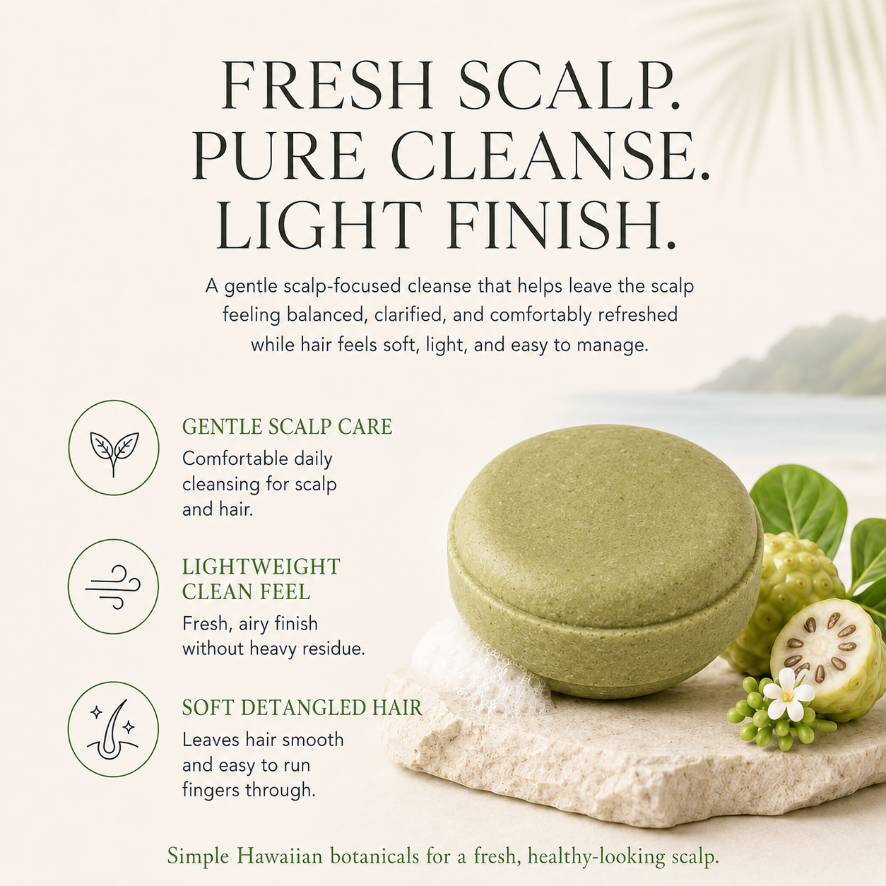 Island Shampoo Bar [NONI] Noni Scalp Care