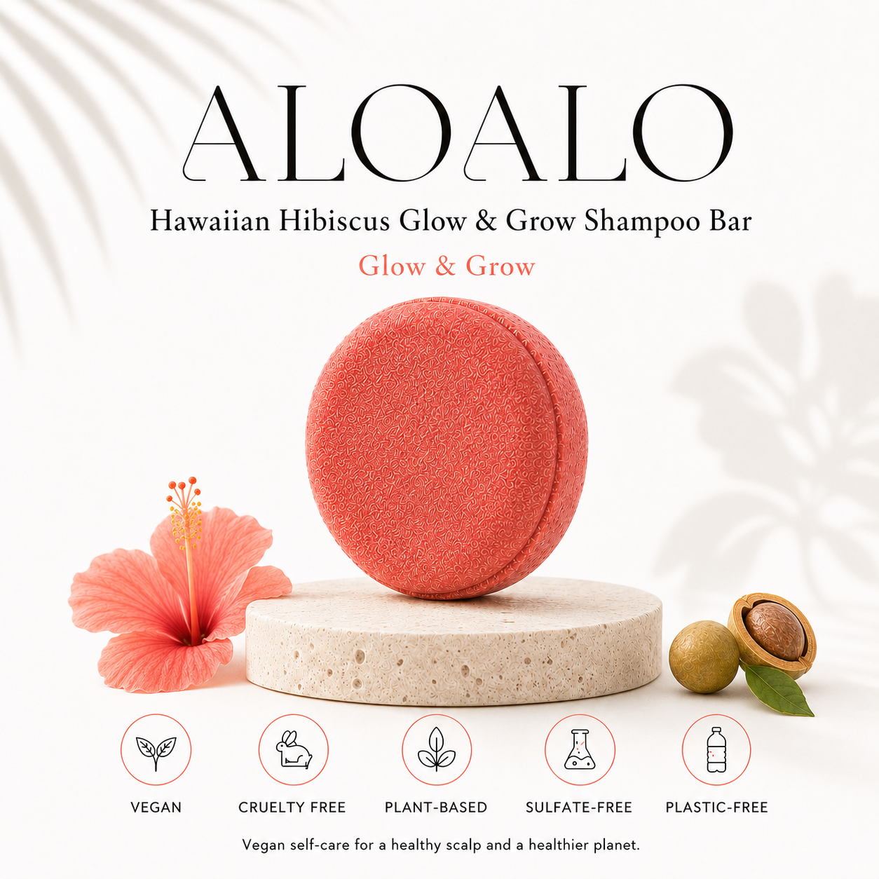 Island Shampoo Bar [ALOALO] Glow & Grow