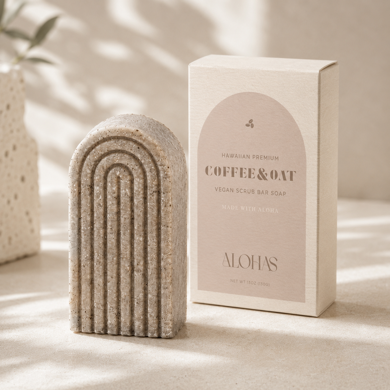 Vegan Hawaiian Scrub Bar Soap